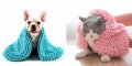 Висококачествена абсорбираща кърпа от 100% микрофибърен за домашни любимци, снимка 1 - За кучета - 33471183