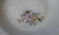 6 супени чинии с цветя и кант порцеланови български, снимка 4