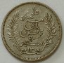 Сребърна монета Тунис 50 Сантима 1891 г., снимка 2