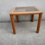 Стара дървена маса с плочки - Handmade by HASLEV - Denmark, снимка 2