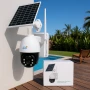 Соларна 10MP 4G безжична PTZ камера с детектор за движение и двупосочно аудио , снимка 3