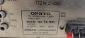 Стерео усилвател с тунер Onkyo TX-100, снимка 6