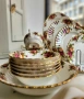 Сервиз за хранене 44 части Royal Albert Old Country Roses, снимка 9
