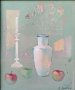 Картина, "Натюрморт", худ. Цончо Денев, 1994 г., снимка 2