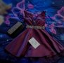 Продавам Официална коктейлна рокля от луксозна тафта в цвят ултравайлет+ПОДАРЪК Чантичка , снимка 2