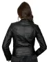 Дамско кожено яке черно 4203, снимка 5