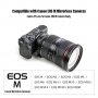 Адаптер за Canon EF/EF-S към EF-M, метален, Auto Focus, снимка 4