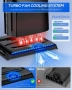 Зарядна стойка с охлаждащ вентилатор и RGB за PS5 Slim, снимка 7
