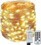 Нови феерични светлини 220 LED 25 метра Лампички топли бели струни Украса, снимка 1 - Други - 40206393