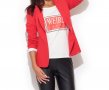 Дамско червено сако марка Katrus , снимка 1 - Сака - 28658830