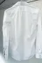 Белоснежна мъжка риза  Q1 ( златно копче), снимка 9