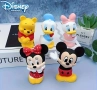 3D 5 бр Дисни Мечо Пух Мики Мини Маус Дейзи Дък силиконов молд форма гипс кубчета имена свещ сапун, снимка 2