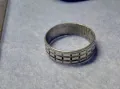 СТИЛНА ВИНТИДЖ АРТ ОРНАМЕНТИКА СРЕБЪРНА ХАЛКА ПРЪСТЕН СРЕБРО 925 МАЙСТОРСКА РАБОТА 48608, снимка 8