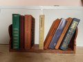 Поставка / стенен рафт за книги дърворезба, снимка 4