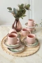 Keramika Комплект за чай Pink Woods, 12 части, за 6 души, снимка 1