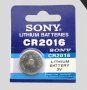 Плоска батерия SONY cr2016 , 3 V Li-ion , 75mAh, снимка 2