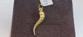 Нова-Златна висулка Рог-0,57гр/14кр, снимка 4