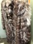 Луксозно палто стригана сребърна лисица, снимка 3