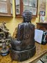 Великолепна голяма антикварна дървена фигура статуетка , снимка 5
