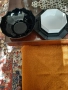 Купа и чиния черна и бяла от аркопал, снимка 2