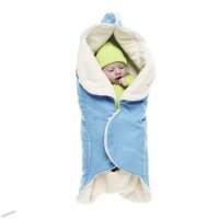 WallaBoo - Бебешко одеяло с топла подплата Wrap Nore Soft Blue, снимка 3 - Други - 43268431