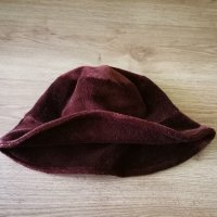 Кафява шапка от плюш с периферия, снимка 4 - Шапки - 34913448