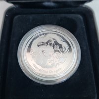 Сребърна монета година на дракона 2012, снимка 4 - Нумизматика и бонистика - 43587464