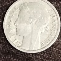 1 франк Франция 1948, снимка 2 - Нумизматика и бонистика - 35067731