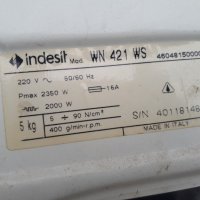 Продавам пералня Indesit WN 421 WS на части, снимка 1 - Перални - 31217110