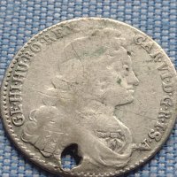 Сребърна монета 6 кройцера 1737г. Карл шести Хал Свещена Римска Империя 13609, снимка 4 - Нумизматика и бонистика - 42968283