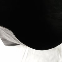 ЕСТЕСТВЕНА КОЖА черна дамска с метални орнаменти през рамо, снимка 7 - Чанти - 38132676