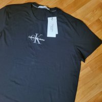 Мъжка блуза с къс ръкав Calvin Klein, размер: 4XL -100%cotton(оригинал)., снимка 4 - Тениски - 43322262