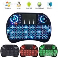 ПРОМО Мини безжична клавиатура с тъчпад и подсветка mini keyboard, снимка 1 - Части и Платки - 43076645