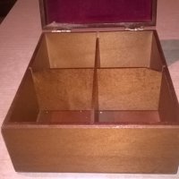 TWININGS OF LONDON-красива дървена кутия-внос англия-19х15х8см, снимка 5 - Колекции - 27086854
