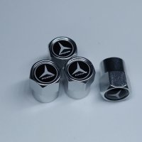 4 бр. Капачки за вентили Мерцедес , Mercedres Benz капачки винтили, снимка 1 - Аксесоари и консумативи - 27844947