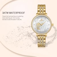 Дамски часовник NAVIFORCE Gold/Silver 5017 GW., снимка 10 - Дамски - 34725153