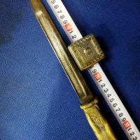 Окопен Нож от щик с кокалена дръжка , снимка 1 - Антикварни и старинни предмети - 40370856