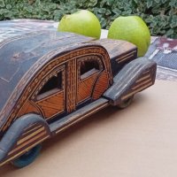 Дървен,"царски"модел автомобил,1930г., снимка 6 - Колекции - 43199632