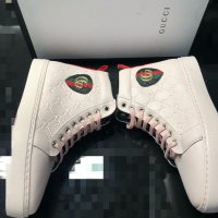 Дамски високи кецове Gucci, снимка 4 - Кецове - 34662444