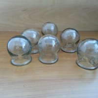 Стъклени вендузи , снимка 1 - Антикварни и старинни предмети - 30592617