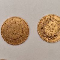 10 златни франка Наполеон , снимка 2 - Нумизматика и бонистика - 43700547