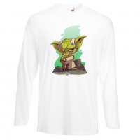 Мъжка тениска Star Wars Yoda Star Wars Игра,Изненада,Подарък,Геймър, , снимка 4 - Тениски - 36809948