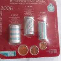 Сан Марино сетове колеционни редки монети UNC, снимка 5 - Нумизматика и бонистика - 33254422