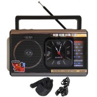 Радио с блутут, фенер, MP3 плейър, часовник MEIER М-40BT, снимка 1 - Bluetooth тонколони - 40005226