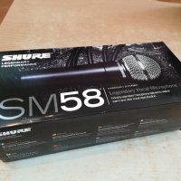 shure sm-58 new model-комплект 2001221856, снимка 1 - Микрофони - 35504396