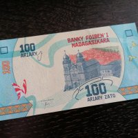 Банкнота - Мадагаскар - 100 ариари UNC | 2017г., снимка 2 - Нумизматика и бонистика - 26937431