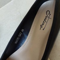 36 номер TENDENZ Нови дамски обувки на нисък ток, снимка 5 - Дамски елегантни обувки - 43800490