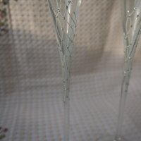 Комплект сватбени чаши, снимка 2 - Сватбени аксесоари - 28854469