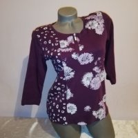Дамска  блуза Signature р-р М, памук , снимка 1 - Блузи с дълъг ръкав и пуловери - 27437949