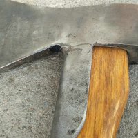 Стара брадва с дълга дръжка#1, снимка 4 - Други инструменти - 43101081